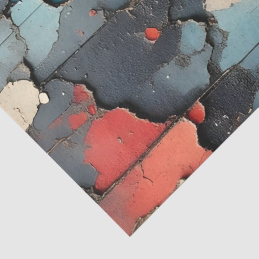 Abstract Graffiti Woman Face Decoupage Paper Tissuepapier (Detail)