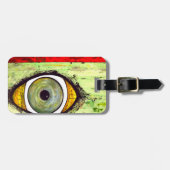 Abstract grafisch bagagelabel (Voorkant horizontaal)