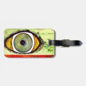 Abstract grafisch bagagelabel (Achterkant horizontaal)