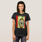 Abstract grafisch oog t-shirt (Voorkant volledig)