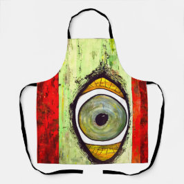 Abstract grafisch schort