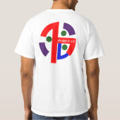Abstract grafisch T-shirt (Achterkant)