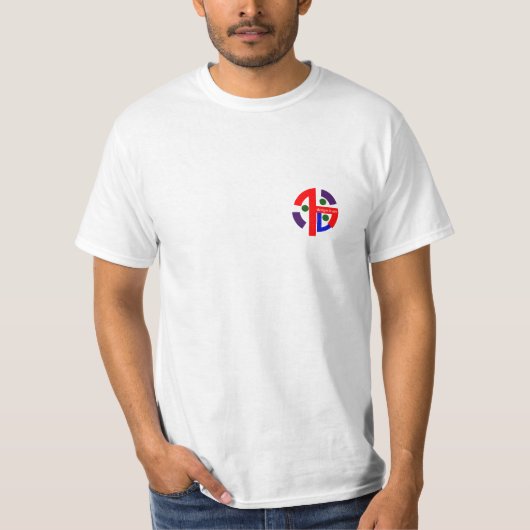 Abstract grafisch T-shirt (Voorkant)