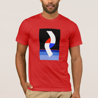 Abstract grafisch T-shirt