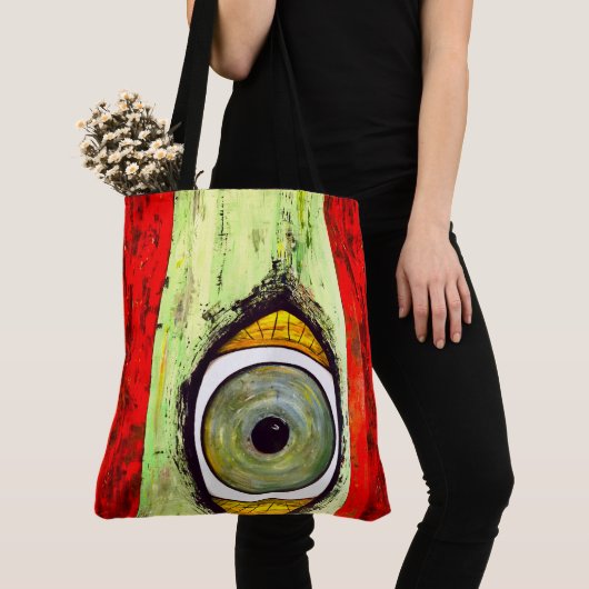 Abstract grafisch tote bag (Dichtbij)