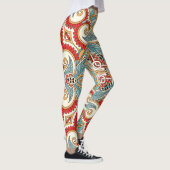 Abstract Graphical Herhaal Wallpaper Leggings (Rechts)