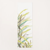 Abstract gras Waterverf met de hand geverfd Yogamat (Voorkant)