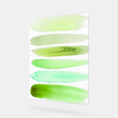 Abstract Green Brush Art – Fresh Minimal Decor  (Hoek)