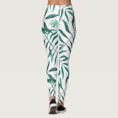 Abstract Green Foliage Leggings (Achterkant)