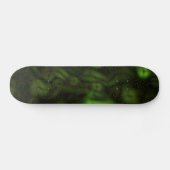 Abstract Green Glow Skateboard (Horizontaal)