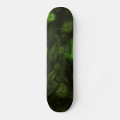 Abstract Green Glow Skateboard (Voorkant)