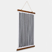 Abstract Greyscale Geometric Pattern Tapestry Hangend Wandkleed (Gebogen)