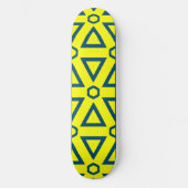 ABSTRACT GRID - PERSOONLIJK SKATEBOARD (Voorkant)