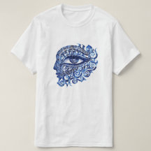 Abstract Grieks Evil Eye Met Grieks Key