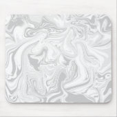 Abstract grijs abstract marmer design. muismat (Voorkant)
