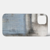 Abstract grijs en blauw schilderen Case-Mate iPhone case (Achterkant (horizontaal))
