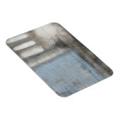 Abstract grijs en blauw schilderen magneet (Rechterzijde)