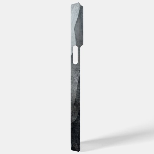 Abstract Grijs Grijs Waves Kunst iPhone / iPad hoe Case-Mate iPhone Case (Achterkant / Rechts)