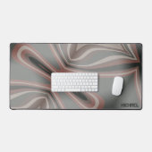 Abstract grijs leuk mannelijk gekleurde moderne na bureaumat (Keyboard & Muis)