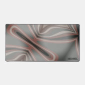 Abstract grijs leuk mannelijk gekleurde moderne na bureaumat (Voorkant)