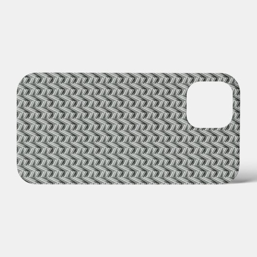 Abstract grijs patroon Case-Mate iPhone case (Achterkant (horizontaal))