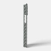 Abstract grijs patroon Case-Mate iPhone case (Achterkant / Rechts)