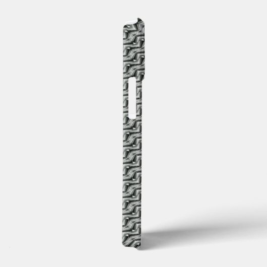 Abstract grijs patroon Case-Mate iPhone case (Achterkant / Rechts)