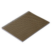 Abstract grijs patroon notitieboek (Linkerzijde)