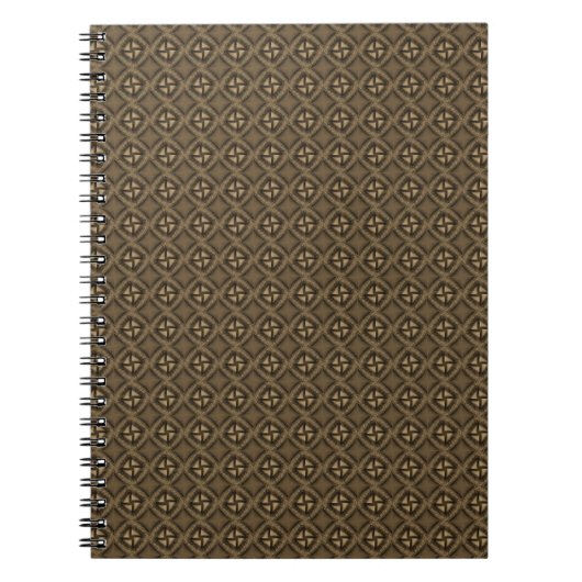 Abstract grijs patroon notitieboek (Voorkant)