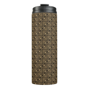 Abstract grijs patroon thermosbeker