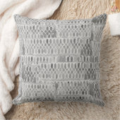 Abstract grijs waterverf kantpatroon kussen (Deken)