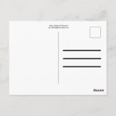 Abstract grijs, zwart en karamel briefkaart (Achterkant)