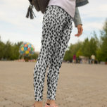 Abstract grijswaardenpatroon leggings<br><div class="desc">Leggings abstract grijswaardenpatroon</div>