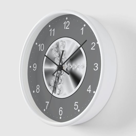 Abstract grijze gradiëntfractal (Hoek)