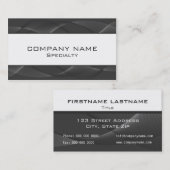 Abstract grijze Visitekaartjes (Voorkant / Achterkant)