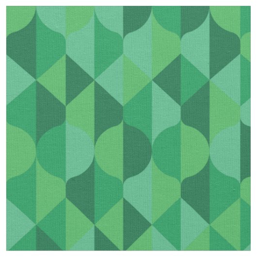 Abstract groen blad geometrisch patroon stof (Close Up)