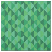 Abstract groen blad geometrisch patroon stof (Swatch)
