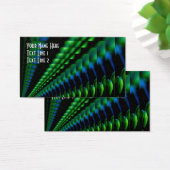 Abstract groen blauw zwart design visitekaartjes (Bureau)