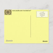 Abstract groen briefkaart (Achterkant)