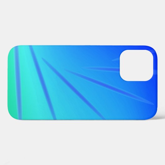 Abstract groen en blauw Case-Mate iPhone case (Achterkant (horizontaal))