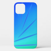 Abstract groen en blauw Case-Mate iPhone case (Achterkant)