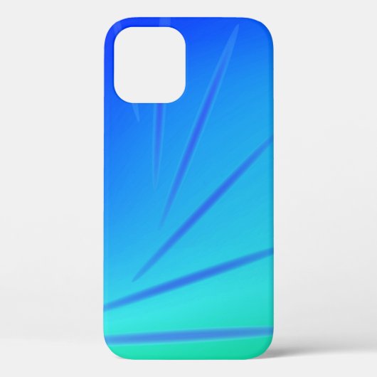 Abstract groen en blauw Case-Mate iPhone case (Achterkant)
