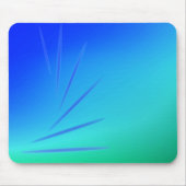 Abstract groen en blauw ontwerp muismat (Voorkant)