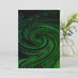 Abstract groen kantoorartikelen kaart