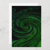 Abstract groen kantoorbehoeftenmateriaal kaart (Voorkant / Achterkant)