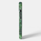 Abstract groen kwarts marmer graniet monogram Case-Mate iPhone case (Achterkant / Links)