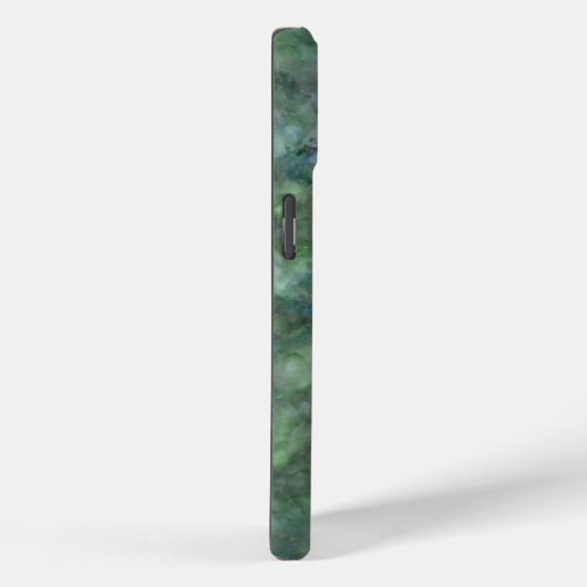 Abstract groen kwarts marmer graniet monogram Case-Mate iPhone case (Achterkant / Rechts)