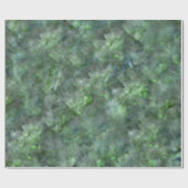 Abstract groen kwartsmarmer granietpatroon - cadeaupapier (Vlak)