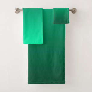 Abstract groen licht contrastbestendig kleurenpatr bad handdoek