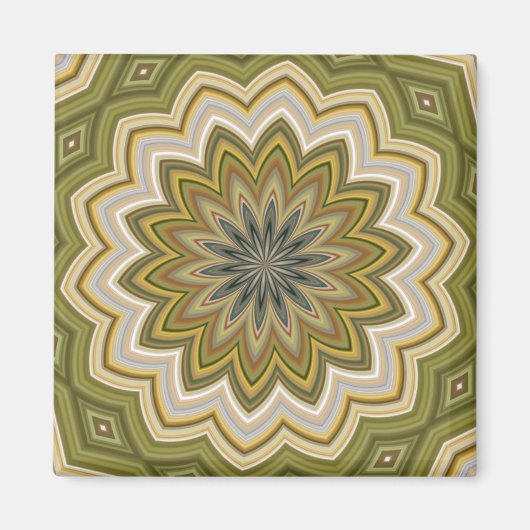 Abstract groen magneet (Voorkant)